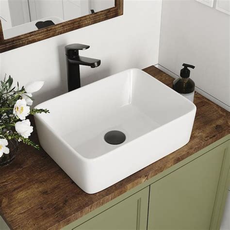 Deervalley Deervalley Liberty 16 In L X 12 In W Rectangular Bathroom