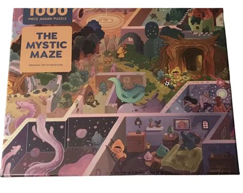 The Magic Puzzle Company The Mystic Maze 1000 Piece Puzzle Surprise