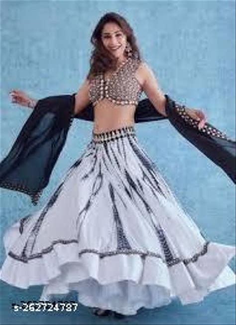 Lehenga with Pearl Work and Embroidery Work Blouse