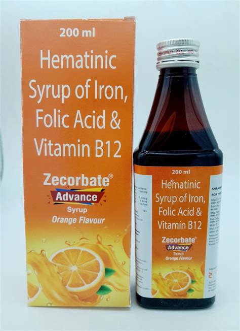 Haematinics Syrup Of Iron Folic Acid Vitamin B Ml At Rs