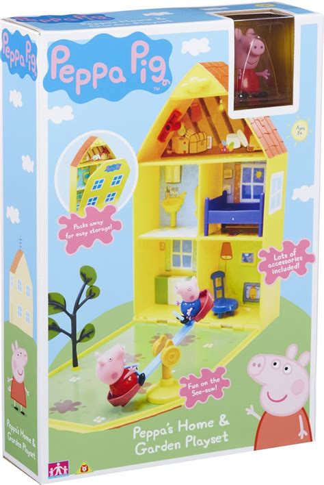 Peppa Pig 06156 Peppa’s House & Garden Playset – TopToy