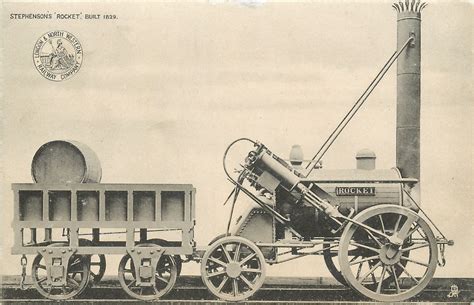 Stephenson S Rocket Built 1829 Carte Postale Ancienne Et Vue D Hier Et Aujourd Hui Geneanet