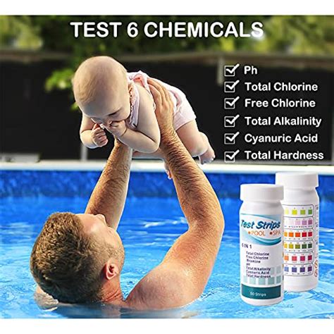 In Pool Spa Hot Tub PH Test Strips Swimming Pool And Spa Chemicals Test Strips For Quick