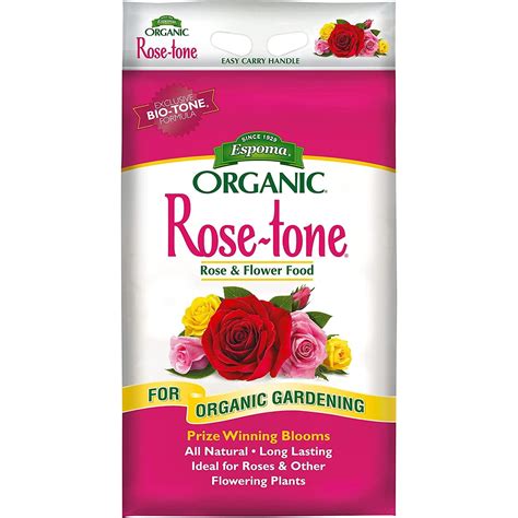 Espoma Organic Rose Tone 4 3 2 Organic Fertilizer For All Types Of