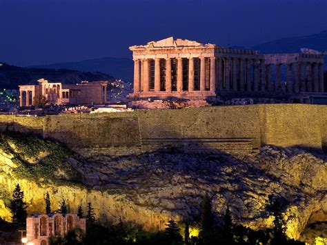 Greece at Night Wallpapers - Top Free Greece at Night Backgrounds ...