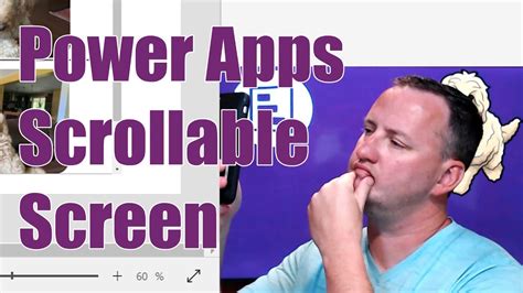 PowerApps Scrollable Screen YouTube