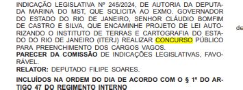 Concurso ITERJ novo edital é solicitado veja os detalhes Direção