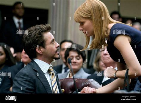 Robert Downey Jr And Gwyneth Paltrow Banque De Photographies Et D