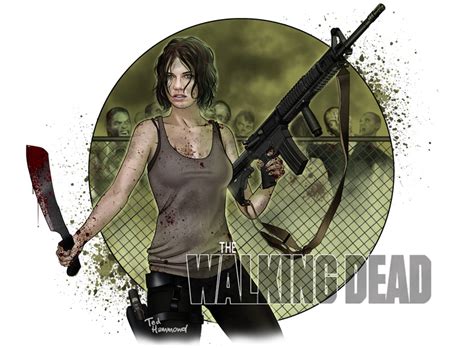 Maggie-The Walking Dead | Poster By Tedhammond