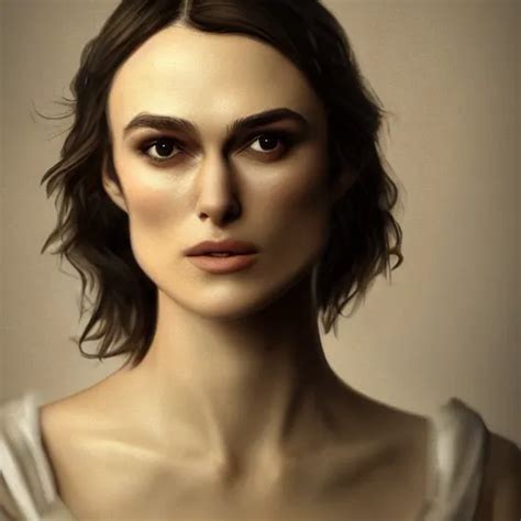 Portrait Of Keira Knightley In Victorian London Stable Diffusion