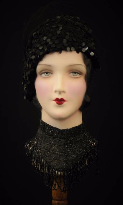 40s Vintage Style Mannequin Head Bust Display By Decoeyes 1733203261