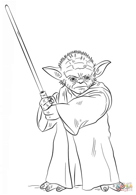 Star wars yoda coloring pages Çizim fikirleri Çizim Fikirler