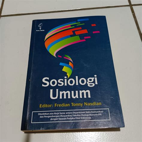 Jual Buku Sosiologi Umum Shopee Indonesia