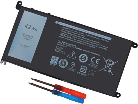 Amazon 42Wh WDXOR 11 4V Battery For Dell Inspiron 13 7375 7368