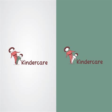 Premium Vector | A logo for kindercare that says kindercare on it