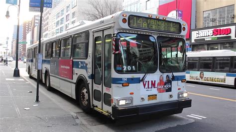 Nyc Bus 2002 2004 New Flyer D60hf On The M14a Youtube