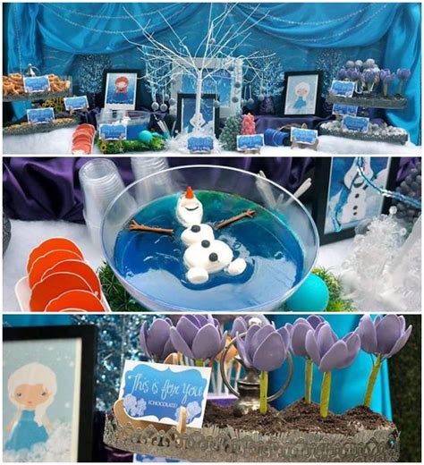 Frozen Inspired Birthday Party Full Of Cute Ideas Via Kara S Party