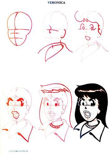 How To Draw Veronica Lodge Drawings Betty And Veronica Sketches