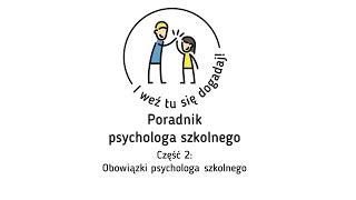 Obowiązki psychologa szkolnego Poradnik psychologa pr Doovi