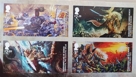 40 Years Of Warhammer Stamps By Royal Mail Review And Showcase