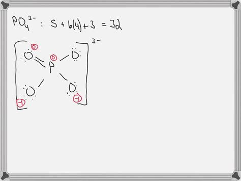 SOLVED: Draw the Lewis structure of the phosphate ion. What is the ...