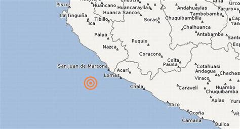 Sismo De Grados Se Registr En Arequipa Lima Peru