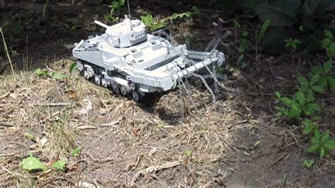 Fully Motorised LEGO Tank Has A Cool Mine Flail | Kotaku Australia