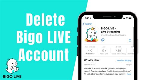 How To Delete Bigo Live Account Permanently Delete Bigo Account Youtube