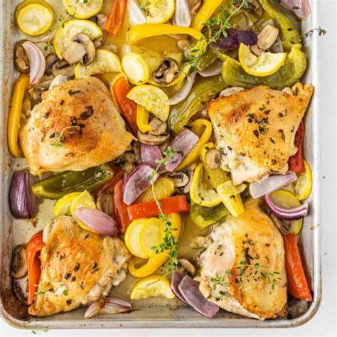 Sheet Pan Chicken And Veggies