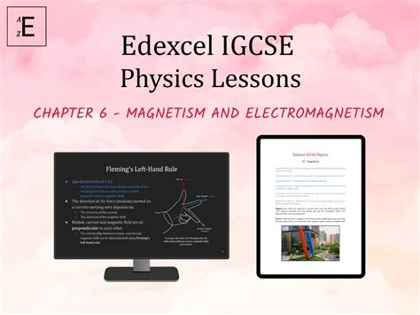 Edexcel Igcse Physics Lessons Chapter 6 Magnetism And