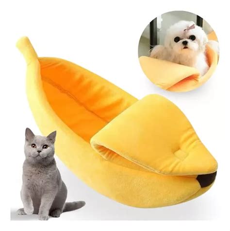 Cama Toca Para Gatos Casinha Para Cães Cachorros Pet Banana