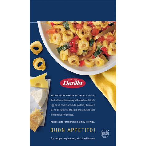 Barilla Collezione Artisanal Selection Pasta Tortellini Three Cheese