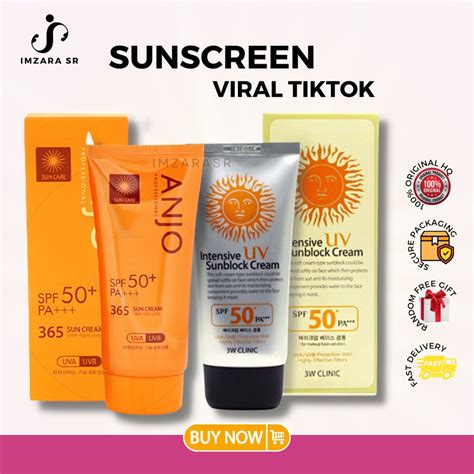 3W Clinic Sunblock ANJO Professional 365 Sun Cream Sunscreen Viral