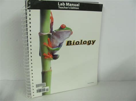 Biology Bju Press Teacher Lab Manual Pre Owned 10th Grade Science