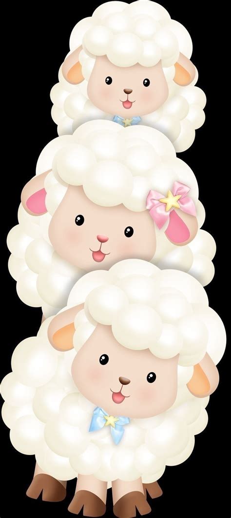 Pin de Manu em Cute bichinhos Lembrancinhas de ovelha Ilustração de