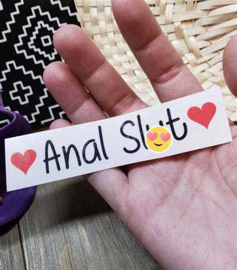 Anal Slut Temporary Tattoos Sex Tattoo Xxx Sexy Etsy Finland