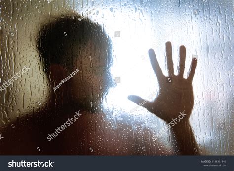 Naked Man Shower Holding Hands Against Stock Photo Shutterstock