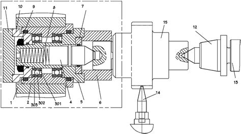 Double Tip Positioning Mechanism With Bearing And Positioning Method