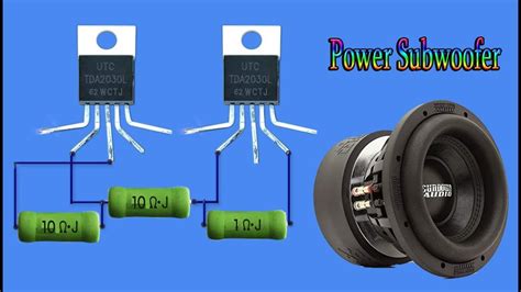 How To Make HI Fi Subwoofer Amplifier With TDA2003 New Circuit DIY