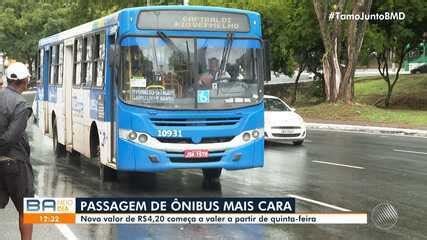 Tarifa Dos Nibus De Salvador Ser De R A Partir De Quinta Feira