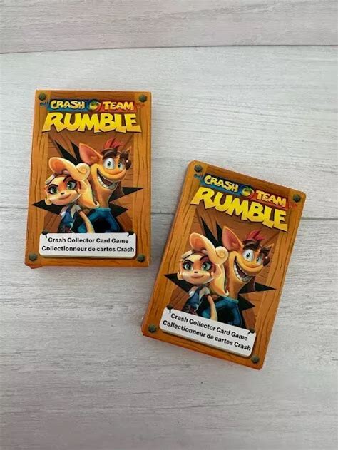 Mcdonald S Happy Meal Crash Bandicoot Team Rumble Jeu De Cartes