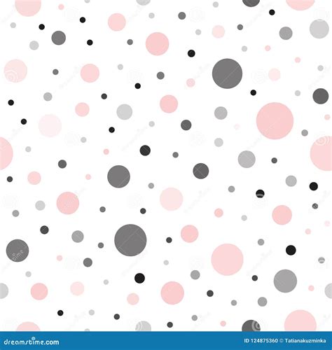 Pink And Black Polka Dot Wallpaper