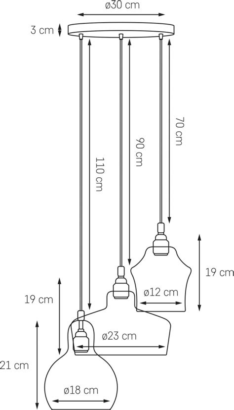 Lampa wisząca Longis 3 Kaspa 10877305 Fabryka Form