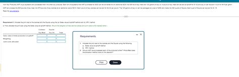 Solved Requirement 1 Allocate The Joint Cost To The Cookies Chegg