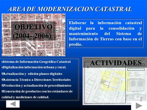 SUBDIRECCION DE CATASTRO MODERNIZACION DE LA GESTION CATASTRAL Ppt