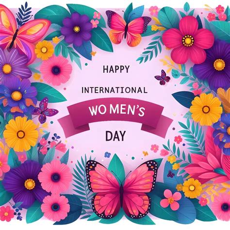 Premium Photo Happy International Womens Day Background