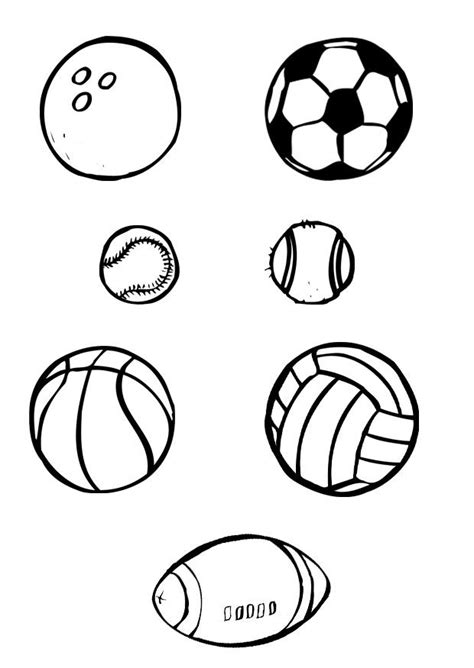 Coloriage Ballons Sports Img 12027