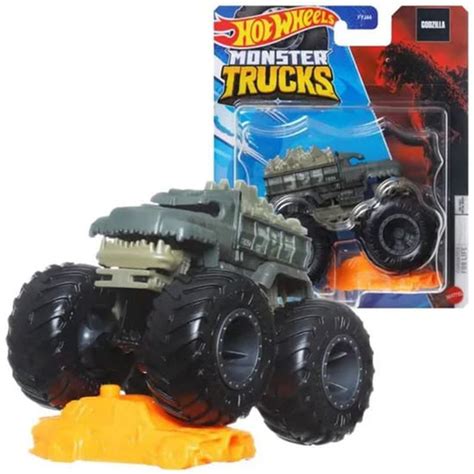Машинка Hot Wheels Монстр трак FYJ GODZILLA купить с доставкой по выгодным ценам в