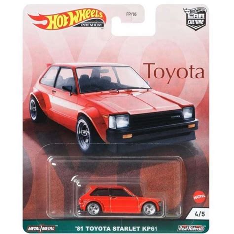 Promo Hot Wheels Premium 81 Toyota Starlet KP61 Hotwheels Original Diskon 9 Di Seller Angkata