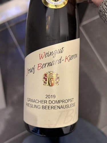 Weingut Josef Bernard Kieren Graacher Dompropst Riesling Beerenauslese